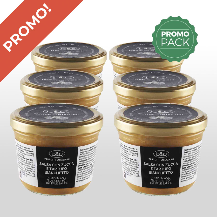 Pumpkin And “bianchetto” Truffle Sauce Promo Pack (6x180gr)